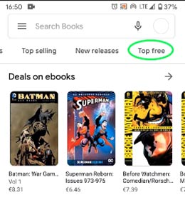 Google play books free