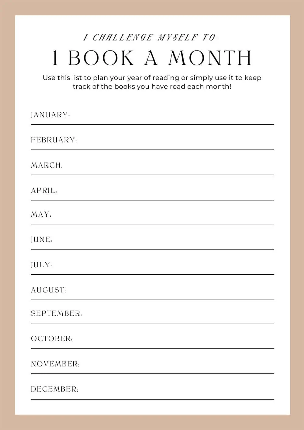 Daily Reading Challenge 2024